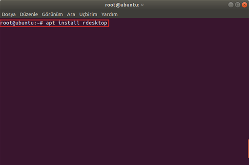 1 apt install rdesktop 1 apt install rdesktop